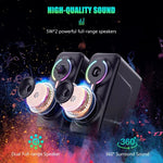 ONIKUMA L6 Audio Ordinateur avec Éclairage RGB et Fonction Bluetooth, L6