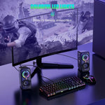 ONIKUMA L6 Audio Ordinateur avec Éclairage RGB et Fonction Bluetooth, L6