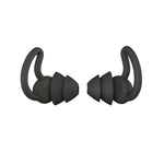 iMeBoBo A1 Bouchons d'oreille en silicone nano anti-bruit pour le sommeil version aileron de requin, deux couches, trois couches