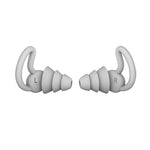 iMeBoBo A1 Bouchons d'oreille en silicone nano anti-bruit pour le sommeil version aileron de requin, deux couches, trois couches