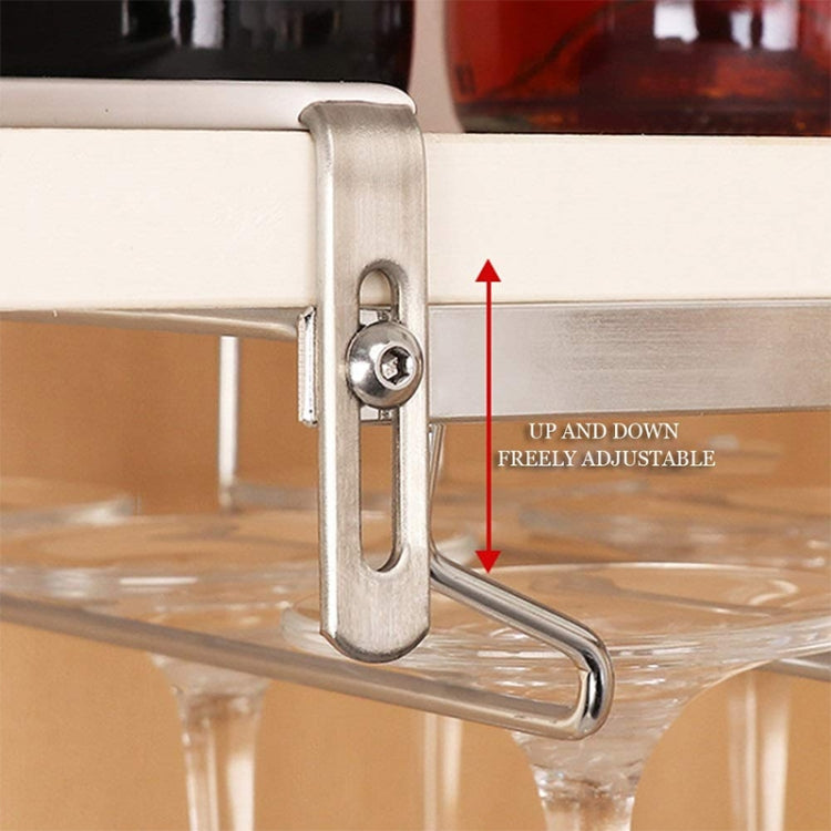 Égouttoir à Verres Suspendu en Acier Inoxydable 304, Porte-Verres, Porte-Verres