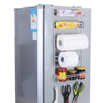 Étagère de rangement multi-niveaux pour réfrigérateur, support latéral, organiseur de cuisine multifonctionnel, organisateur de maison, étagère multifonctionnelle, étagère tournesol