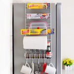 Étagère de rangement multi-niveaux pour réfrigérateur, support latéral, organiseur de cuisine multifonctionnel, organisateur de maison, étagère multifonctionnelle, étagère tournesol