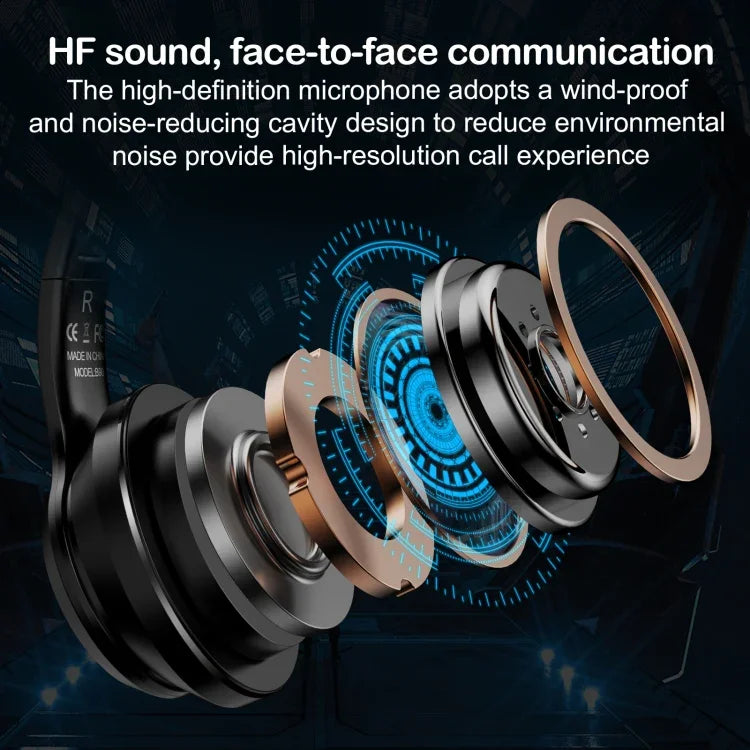 Casque sans fil Bluetooth ONIKUMA B90 avec éclairage RGB, B90