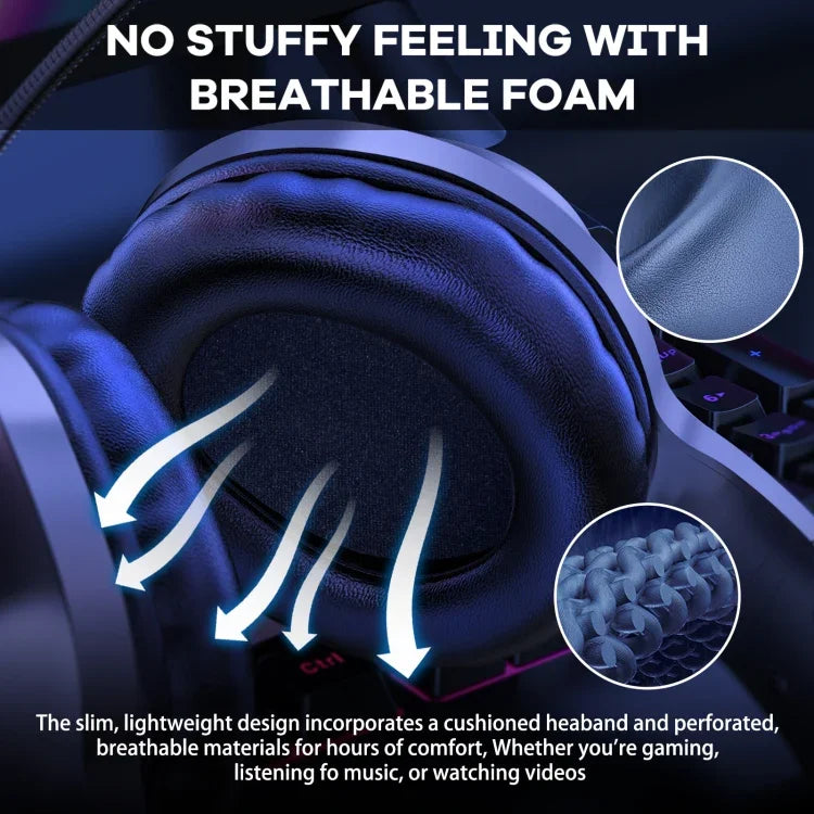 Casque de jeu filaire ONIKUMA X7 Pro USB + 3,5 mm avec éclairage RGB, X7 Pro