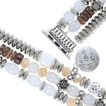 Tassel Beaded Watchband For Apple Watch Series, 7 41mm / 6&SE&5&4 40mm / 3&2&1 38mm, 7 45mm / 6&SE&5&4 44mm / 3&2&1 42mm