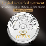 Montre mécanique automatique étanche à grand volant multifonction pour homme OLEVS 6607