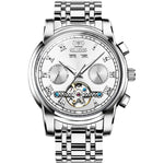 Montre mécanique automatique étanche à grand volant multifonction pour homme OLEVS 6607
