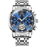 Montre mécanique automatique étanche à grand volant multifonction pour homme OLEVS 6607