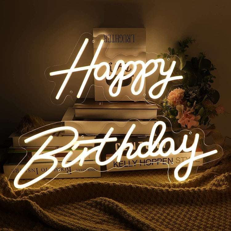 Lampe néon décorative LED pour fête d'anniversaire