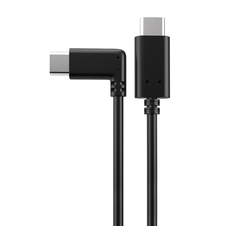 Câble de liaison VR coudé simple USB 3.2 Gen1 Type-C vers USB 3.2 Gen1 Type-C pour Oculus Quest 1 / 2, 3 m coude simple