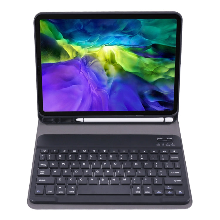 Étui en cuir ultra-fin pour clavier Bluetooth avec texture en peau d'agneau A11B et porte-stylo, A11B, pour iPad Air 2022 / Air 2020 10.9