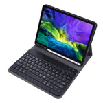 Étui en cuir ultra-fin pour clavier Bluetooth avec texture en peau d'agneau A11B et porte-stylo, A11B, pour iPad Air 2022 / Air 2020 10.9