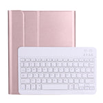 Étui en cuir ultra-fin pour clavier Bluetooth avec texture en peau d'agneau A11B et porte-stylo, A11B, pour iPad Air 2022 / Air 2020 10.9