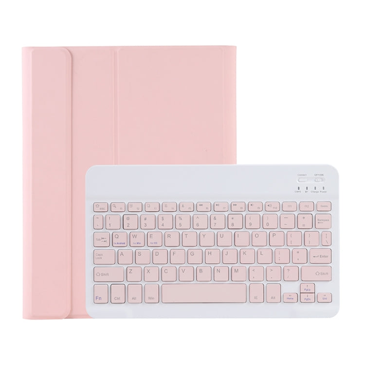 Étui en cuir pour clavier Bluetooth C-098B à texture douce et couleur bonbon avec porte-stylo, C-098B