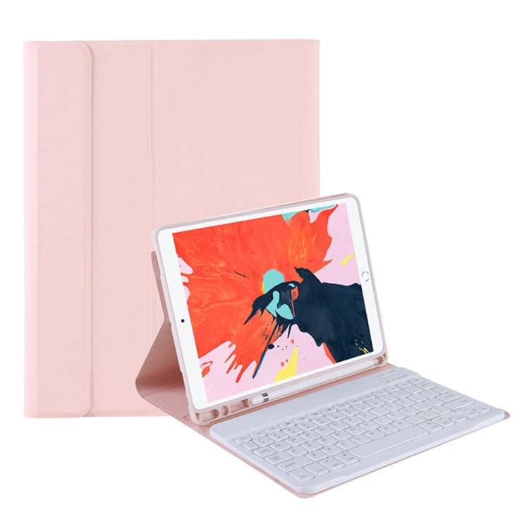 Étui en cuir pour clavier Bluetooth T098B Candy Color Skin Feel Texture avec porte-stylet, T098B, pour iPad Air 11 2024 / 2025 / Air 4 10.9 2020 / Air 5 10.9 2022