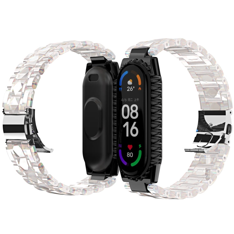 Stainless Steel Watchband, For Huawei Band 6 / Honor Band 6, For Xiaomi Mi Band 6 / 5, For Xiaomi Mi Band 4 / 3