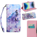 3D Painting Pattern Coloured Drawing Leather Phone Case, For iPhone SE 2022