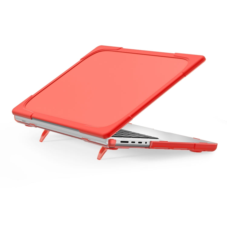 Étui de protection pour ordinateur portable en TPU + PC bicolore anti-chute, pour MacBook Pro 16,2 pouces A2485 2021