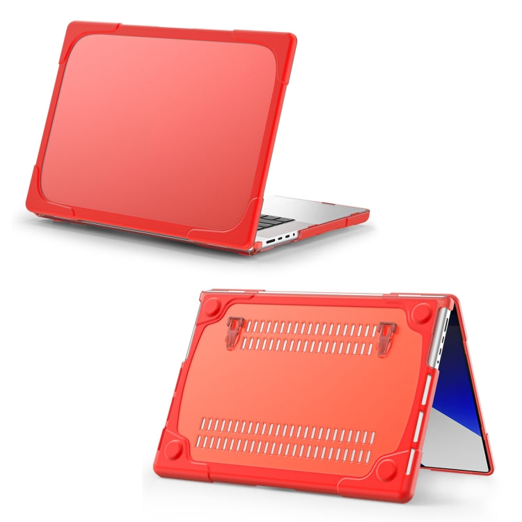 Étui de protection pour ordinateur portable en TPU + PC bicolore anti-chute, pour MacBook Pro 16,2 pouces A2485 2021