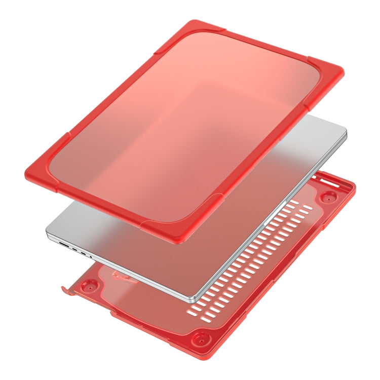 Étui de protection pour ordinateur portable en TPU + PC bicolore anti-chute, pour MacBook Pro 16,2 pouces A2485 2021