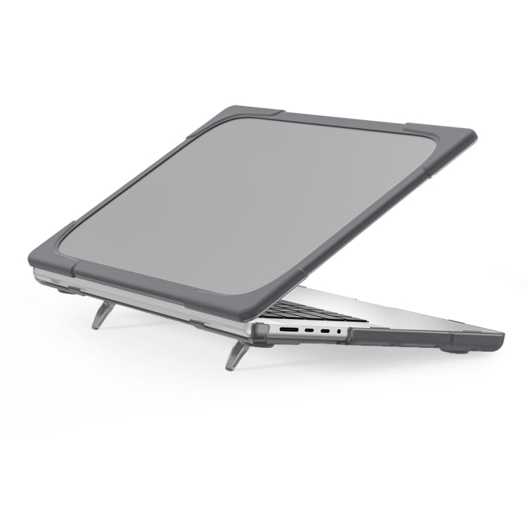 Étui de protection pour ordinateur portable en TPU + PC bicolore anti-chute, pour MacBook Pro 16,2 pouces A2485 2021