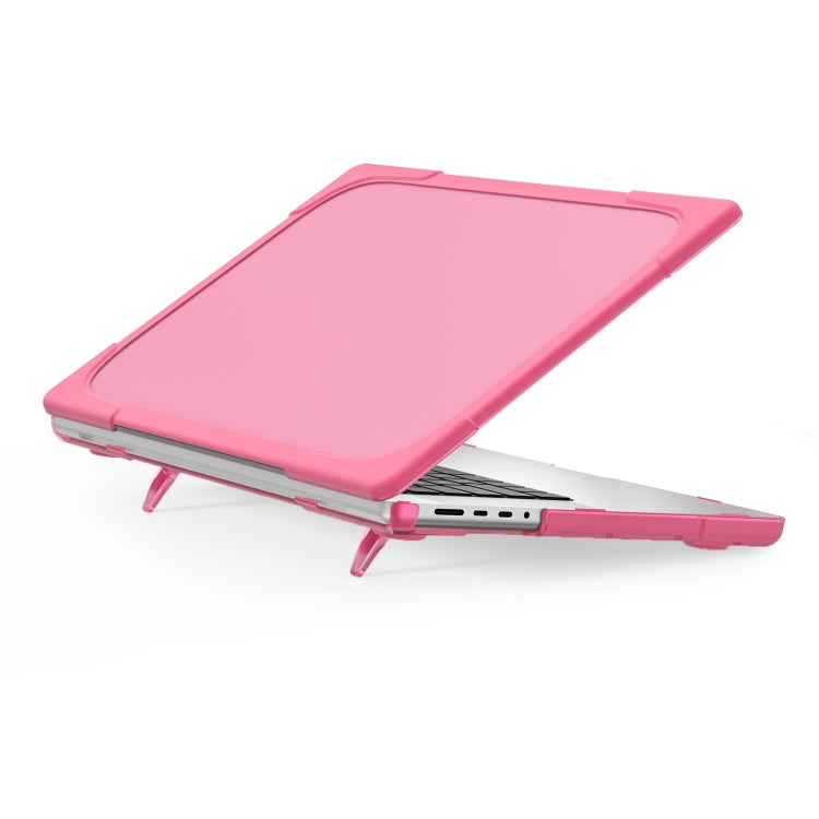 Étui de protection pour ordinateur portable en TPU + PC bicolore anti-chute, pour MacBook Pro 16,2 pouces A2485 2021