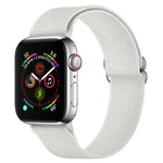 Bracelet de montre en nylon polyester pour Apple Watch Series, 7 41 mm / 6&SE&5&4 40 mm / 3&2&1 38 mm, 7 45 mm / 6&SE&5&4 44 mm / 3&2&1 42 mm