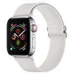 Bracelet de montre en nylon polyester pour Apple Watch Series, 7 41 mm / 6&SE&5&4 40 mm / 3&2&1 38 mm, 7 45 mm / 6&SE&5&4 44 mm / 3&2&1 42 mm