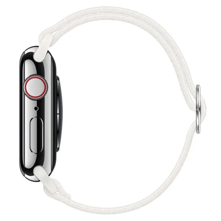 Bracelet de montre en nylon polyester pour Apple Watch Series, 7 41 mm / 6&SE&5&4 40 mm / 3&2&1 38 mm, 7 45 mm / 6&SE&5&4 44 mm / 3&2&1 42 mm