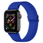 Bracelet de montre en nylon polyester pour Apple Watch Series, 7 41 mm / 6&SE&5&4 40 mm / 3&2&1 38 mm, 7 45 mm / 6&SE&5&4 44 mm / 3&2&1 42 mm