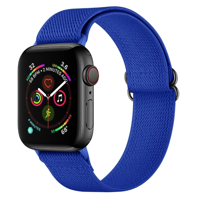 Bracelet de montre en nylon polyester pour Apple Watch Series, 7 41 mm / 6&SE&5&4 40 mm / 3&2&1 38 mm, 7 45 mm / 6&SE&5&4 44 mm / 3&2&1 42 mm