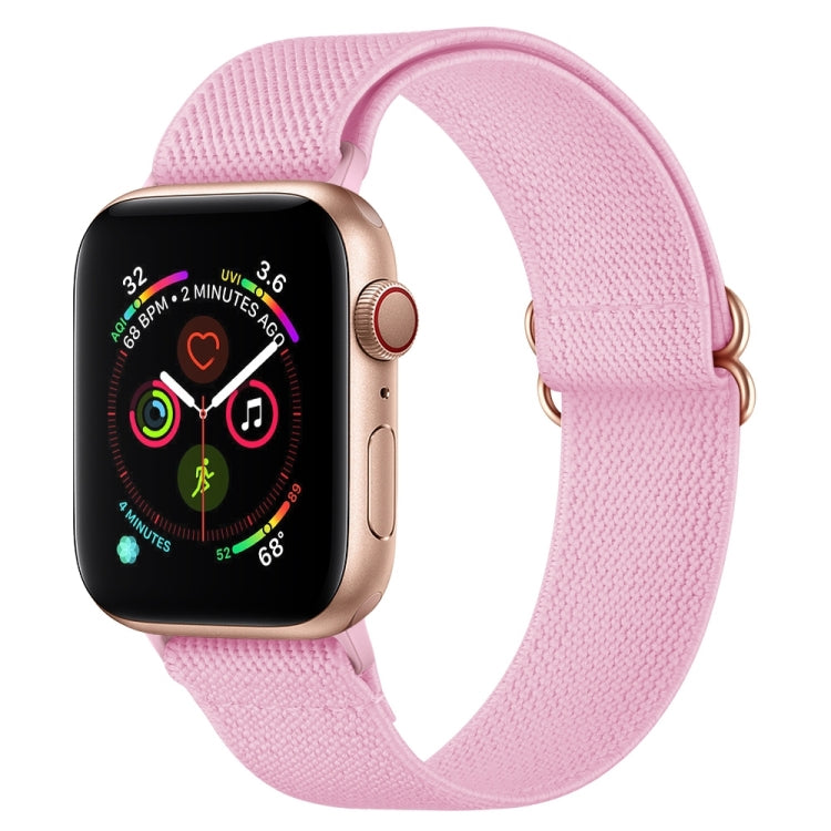 Bracelet de montre en nylon polyester pour Apple Watch Series, 7 41 mm / 6&SE&5&4 40 mm / 3&2&1 38 mm, 7 45 mm / 6&SE&5&4 44 mm / 3&2&1 42 mm