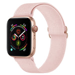 Bracelet de montre en nylon polyester pour Apple Watch Series, 7 41 mm / 6&SE&5&4 40 mm / 3&2&1 38 mm, 7 45 mm / 6&SE&5&4 44 mm / 3&2&1 42 mm