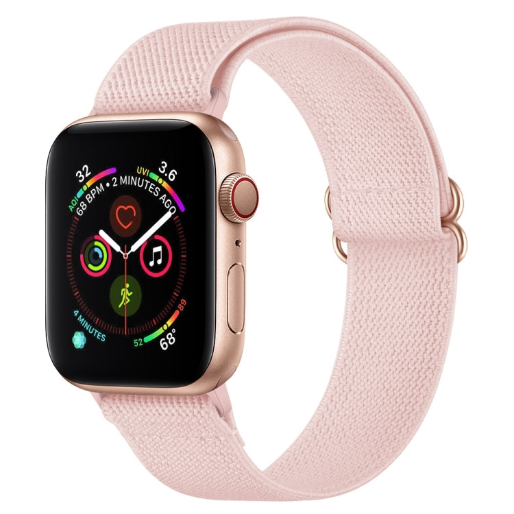 Bracelet de montre en nylon polyester pour Apple Watch Series, 7 41 mm / 6&SE&5&4 40 mm / 3&2&1 38 mm, 7 45 mm / 6&SE&5&4 44 mm / 3&2&1 42 mm