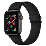 Bracelet de montre en nylon polyester pour Apple Watch Series, 7 41 mm / 6&SE&5&4 40 mm / 3&2&1 38 mm, 7 45 mm / 6&SE&5&4 44 mm / 3&2&1 42 mm