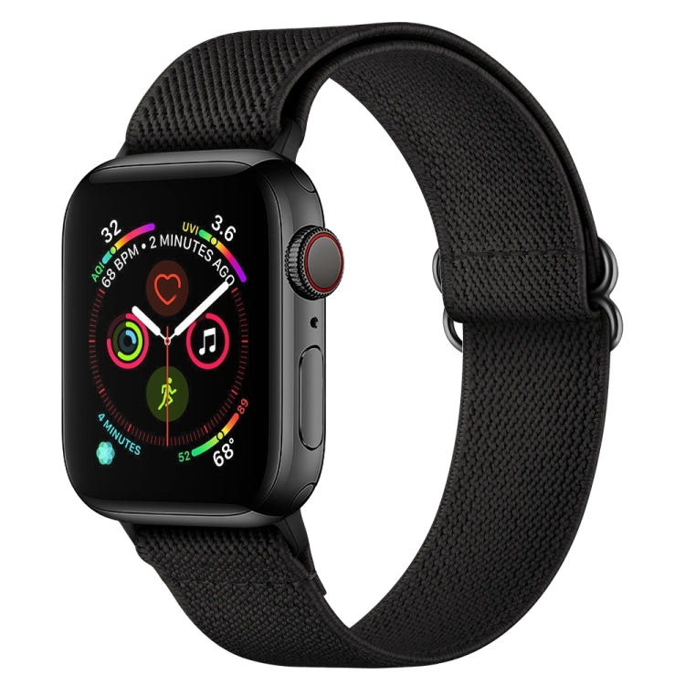 Bracelet de montre en nylon polyester pour Apple Watch Series, 7 41 mm / 6&SE&5&4 40 mm / 3&2&1 38 mm, 7 45 mm / 6&SE&5&4 44 mm / 3&2&1 42 mm