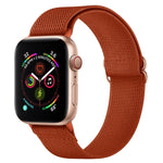 Bracelet de montre en nylon polyester pour Apple Watch Series, 7 41 mm / 6&SE&5&4 40 mm / 3&2&1 38 mm, 7 45 mm / 6&SE&5&4 44 mm / 3&2&1 42 mm