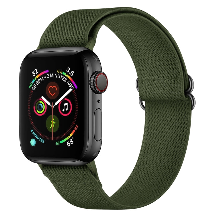 Bracelet de montre en nylon polyester pour Apple Watch Series, 7 41 mm / 6&SE&5&4 40 mm / 3&2&1 38 mm, 7 45 mm / 6&SE&5&4 44 mm / 3&2&1 42 mm