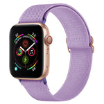 Bracelet de montre en nylon polyester pour Apple Watch Series, 7 41 mm / 6&SE&5&4 40 mm / 3&2&1 38 mm, 7 45 mm / 6&SE&5&4 44 mm / 3&2&1 42 mm