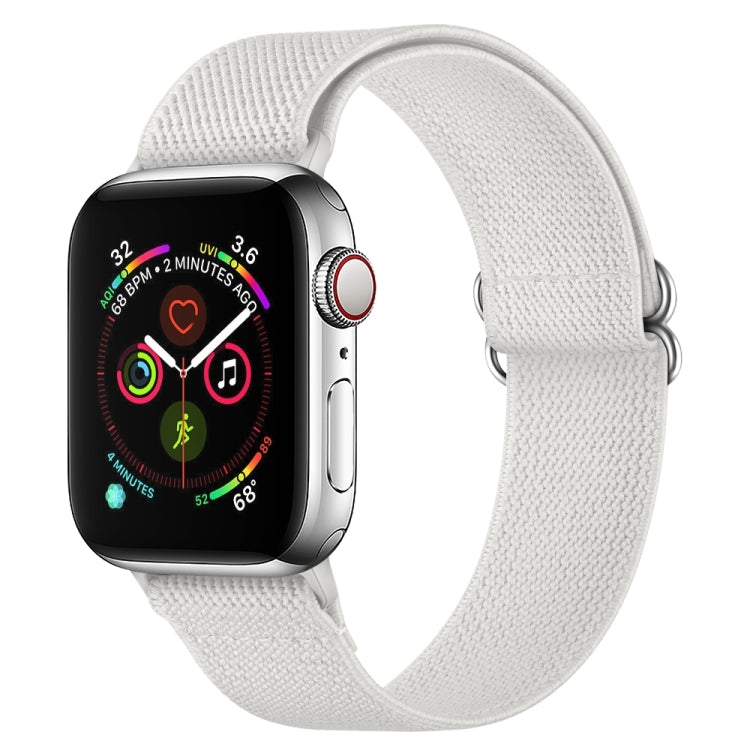 Bracelet de montre en nylon polyester pour Apple Watch Series, 7 41 mm / 6&SE&5&4 40 mm / 3&2&1 38 mm, 7 45 mm / 6&SE&5&4 44 mm / 3&2&1 42 mm