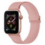 Bracelet de montre en nylon polyester pour Apple Watch Series, 7 41 mm / 6&SE&5&4 40 mm / 3&2&1 38 mm, 7 45 mm / 6&SE&5&4 44 mm / 3&2&1 42 mm