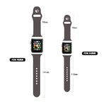 Bracelet de montre en silicone gaufré léopard pour Apple Watch Series 7 41 mm / 6&SE&5&4 40 mm / 3&2&1 38 mm, 7 45 mm / 6&SE&5&4 44 mm / 3&2&1 42 mm