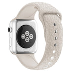 Bracelet de montre en silicone gaufré léopard pour Apple Watch Series 7 41 mm / 6&SE&5&4 40 mm / 3&2&1 38 mm, 7 45 mm / 6&SE&5&4 44 mm / 3&2&1 42 mm