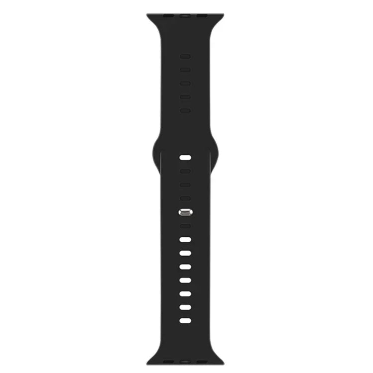 Bracelet en silicone liquide pour Apple Watch Series, 7 45mm / 6&SE&5&4 44mm / 3&2&1 42mm