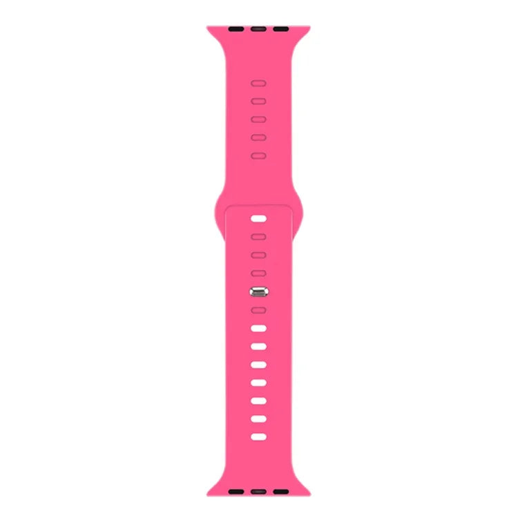 Liquid Silicone Watchband For Apple Watch Series, 7 45mm / 6&SE&5&4 44mm / 3&2&1 42mm
