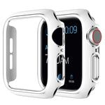 Coque de montre en PC bicolore plaquée pour Apple Watch Series, 6&SE&5&4 40mm, 6&SE&5&4 44mm