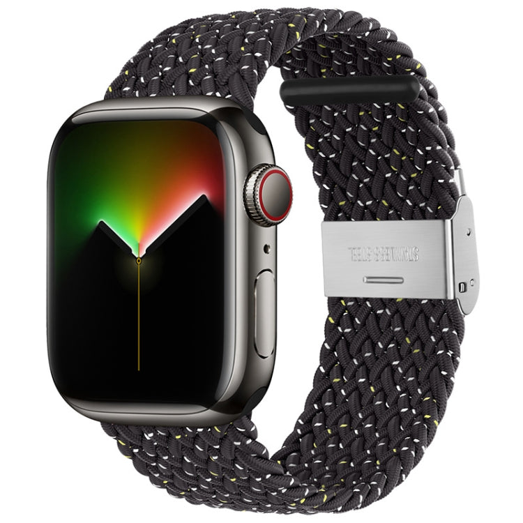 Bracelet en nylon tressé pour Apple Watch Series, 7 41mm / 6&SE&5&4 40mm / 3&2&1 38mm, 7 45mm / 6&SE&5&4 44mm / 3&2&1 42mm
