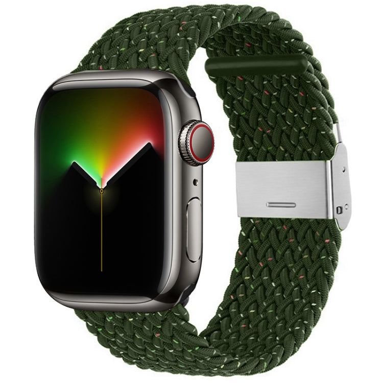 Bracelet en nylon tressé pour Apple Watch Series, 7 41mm / 6&SE&5&4 40mm / 3&2&1 38mm, 7 45mm / 6&SE&5&4 44mm / 3&2&1 42mm