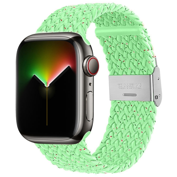 Bracelet en nylon tressé pour Apple Watch Series, 7 41mm / 6&SE&5&4 40mm / 3&2&1 38mm, 7 45mm / 6&SE&5&4 44mm / 3&2&1 42mm